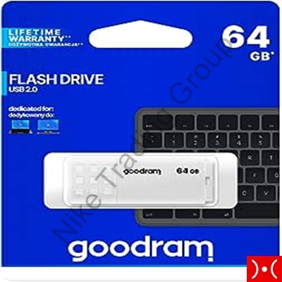 Goodram 64GB Pen Drive UME2 White USB2.0 Esc Siae